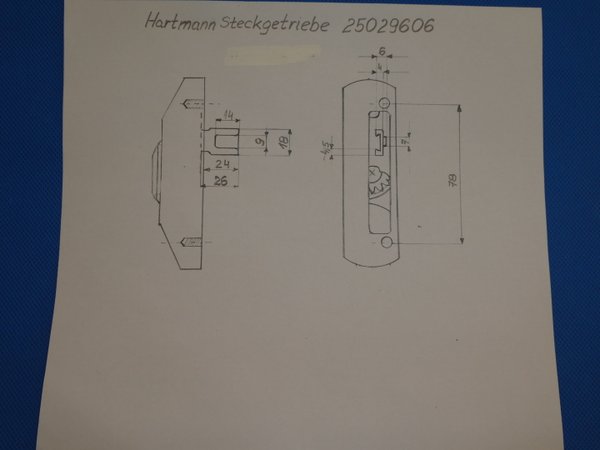 Hartmann Steckgetriebe 25029606