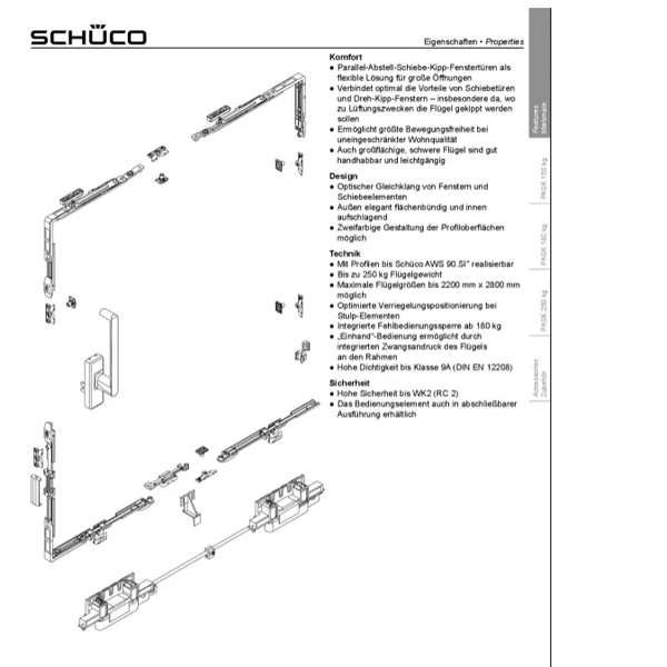 Schüco Laufwagensatz - 276163